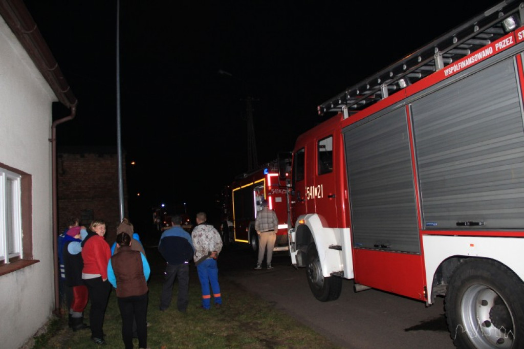 Pożar budynku gospodarczego w Żółtnicy