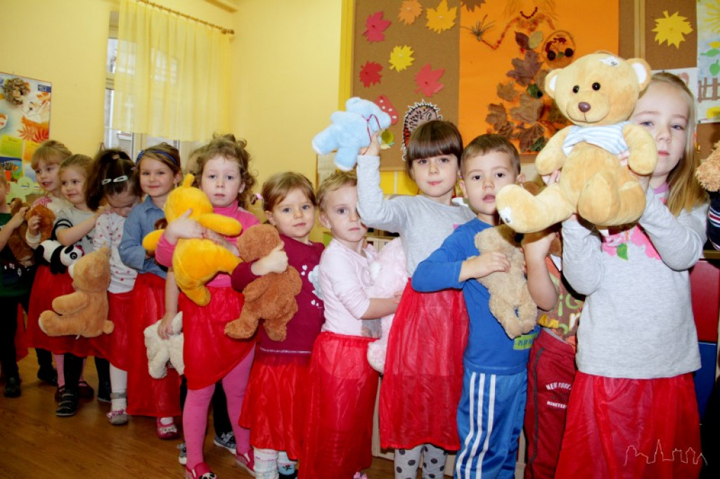 Dzień pluszowego misia w przedszkolu publicznym w Szczecinku