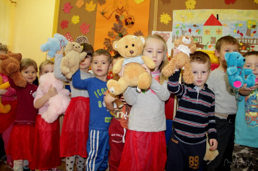 Dzień pluszowego misia w przedszkolu publicznym w Szczecinku