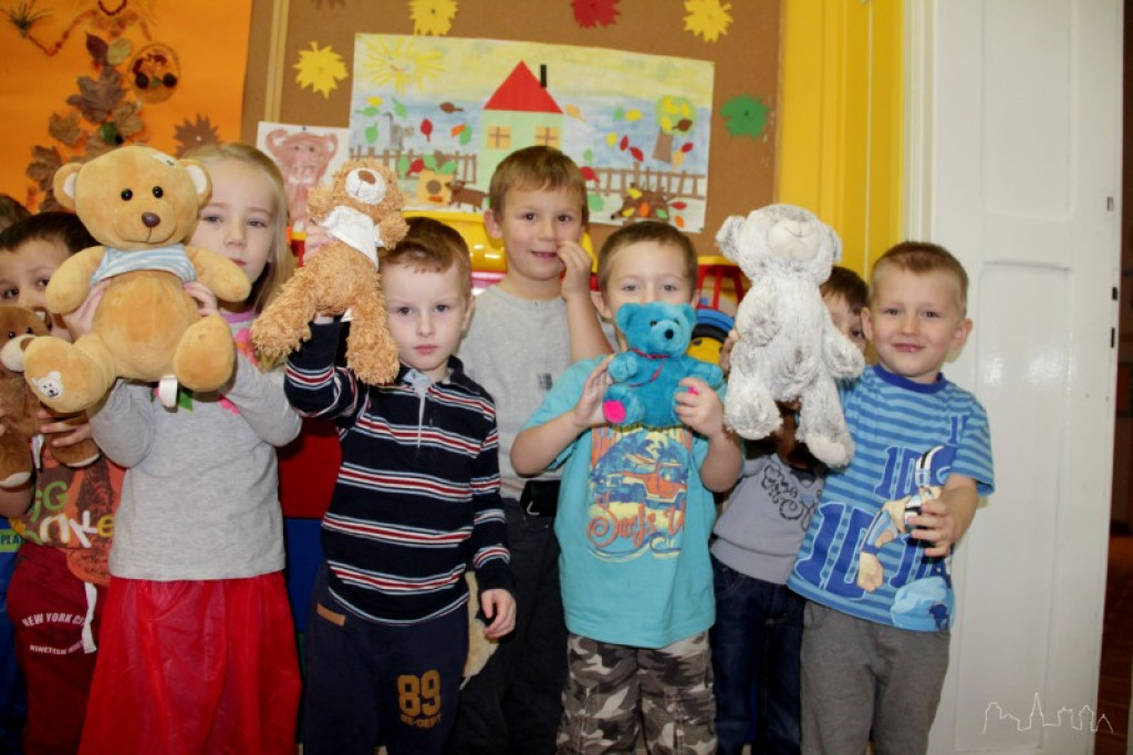 Dzień pluszowego misia w przedszkolu publicznym w Szczecinku
