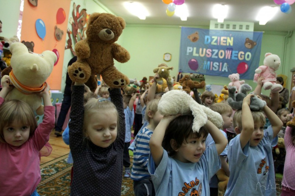 Dzień pluszowego misia w przedszkolu publicznym w Szczecinku