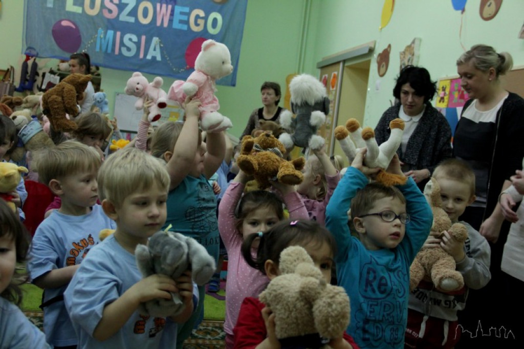 Dzień pluszowego misia w przedszkolu publicznym w Szczecinku