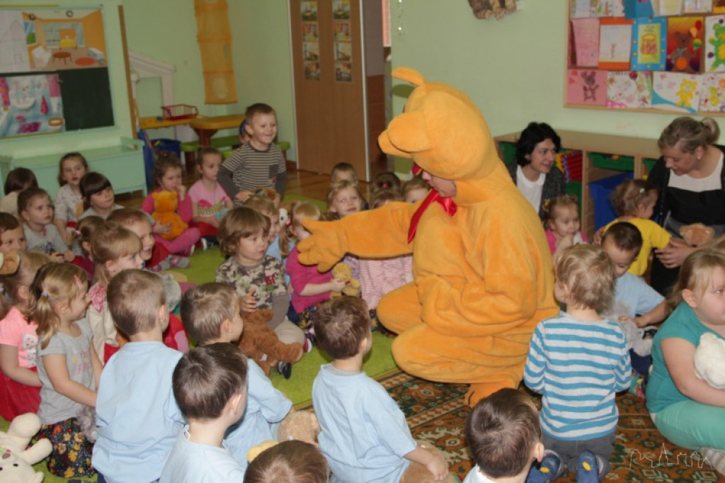 Dzień pluszowego misia w przedszkolu publicznym w Szczecinku