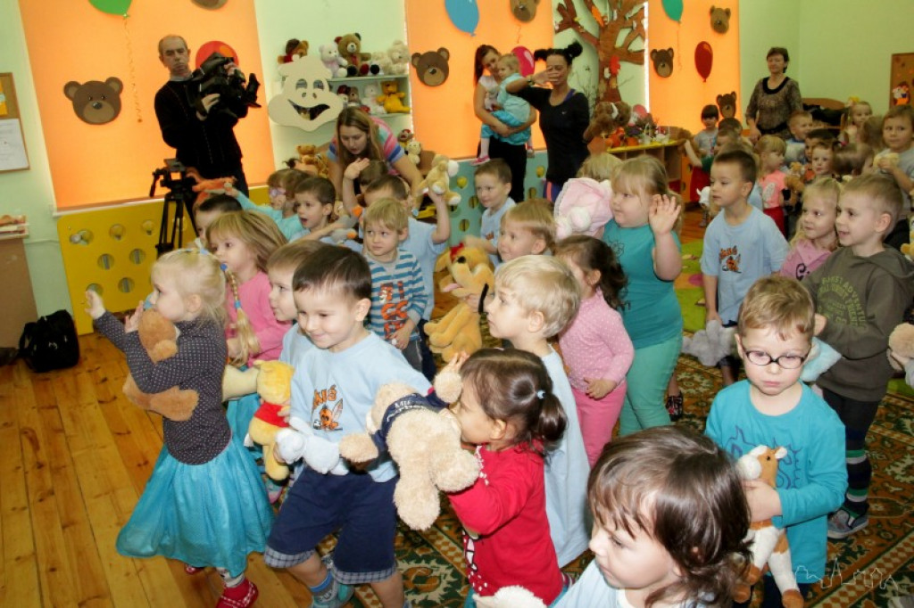 Dzień pluszowego misia w przedszkolu publicznym w Szczecinku
