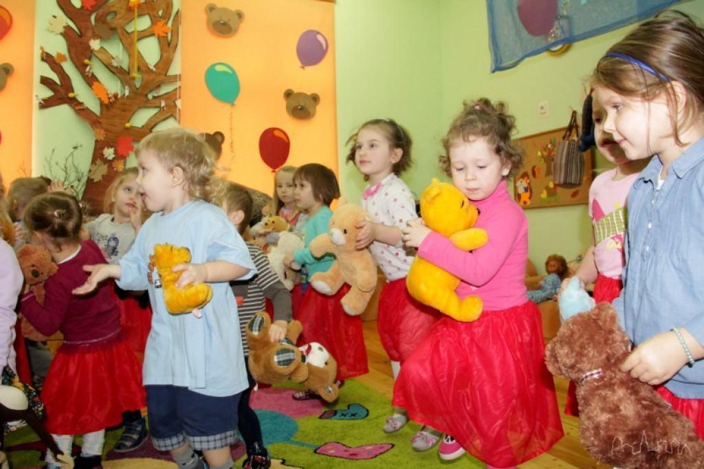 Dzień pluszowego misia w przedszkolu publicznym w Szczecinku