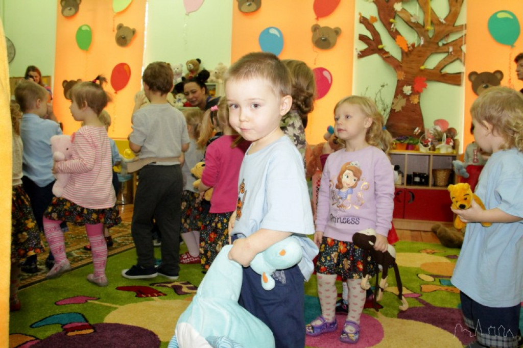 Dzień pluszowego misia w przedszkolu publicznym w Szczecinku