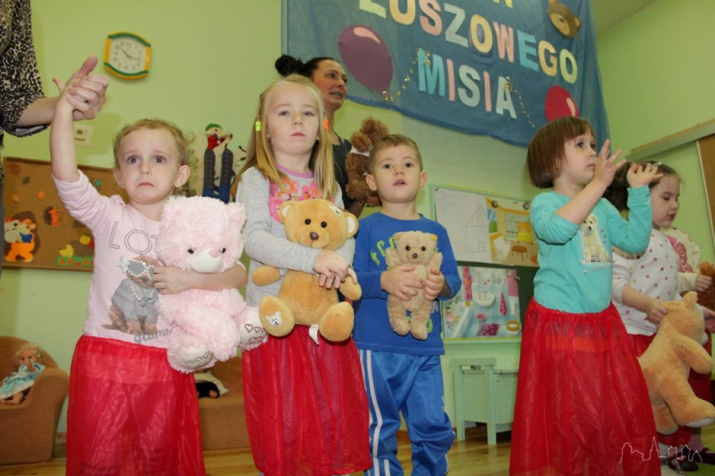 Dzień pluszowego misia w przedszkolu publicznym w Szczecinku