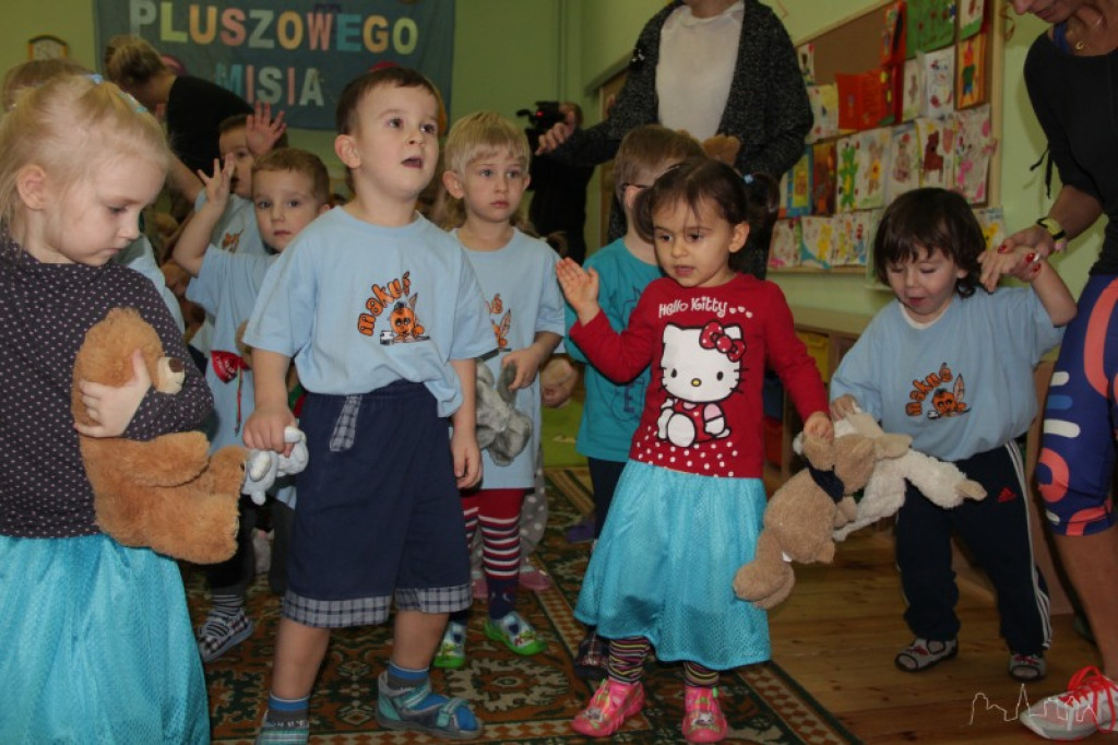Dzień pluszowego misia w przedszkolu publicznym w Szczecinku