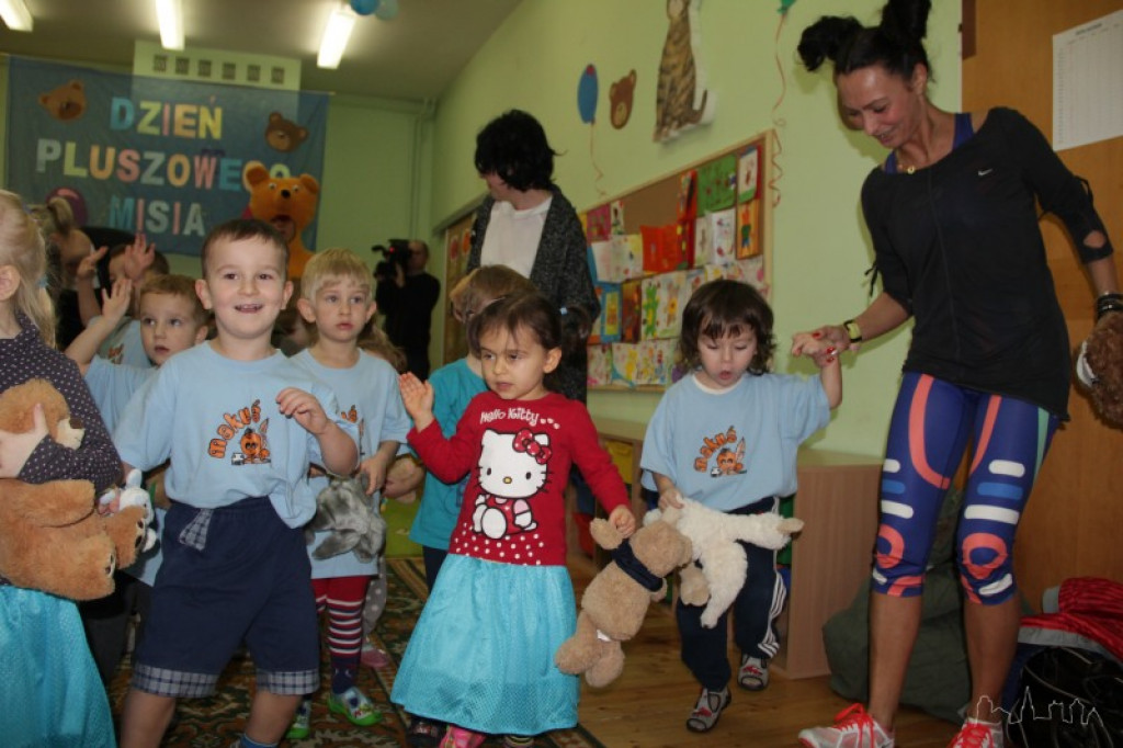 Dzień pluszowego misia w przedszkolu publicznym w Szczecinku