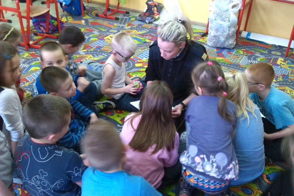 Spotkanie Straży Miejskiej z dziećmi