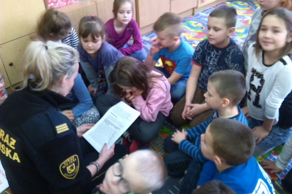 Spotkanie Straży Miejskiej z dziećmi