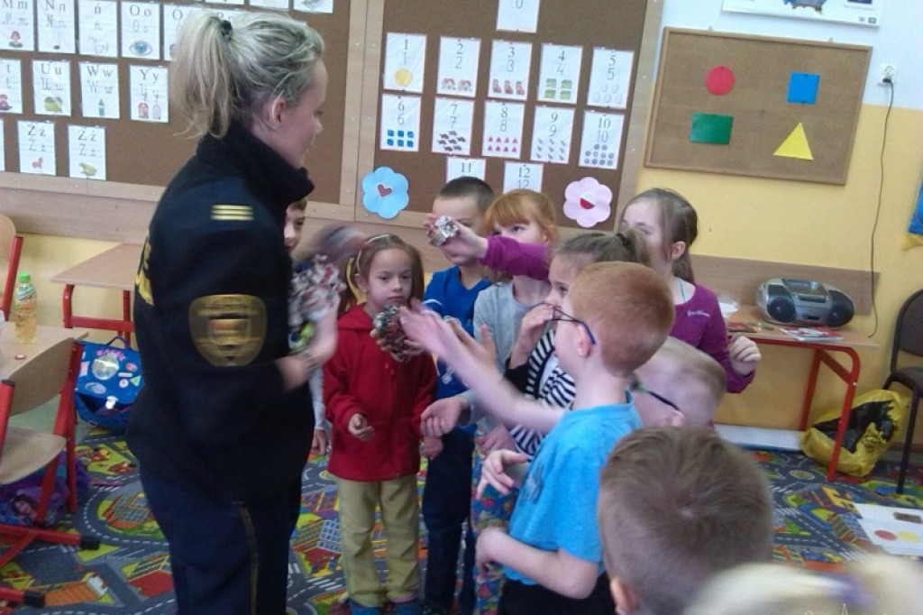 Spotkanie Straży Miejskiej z dziećmi