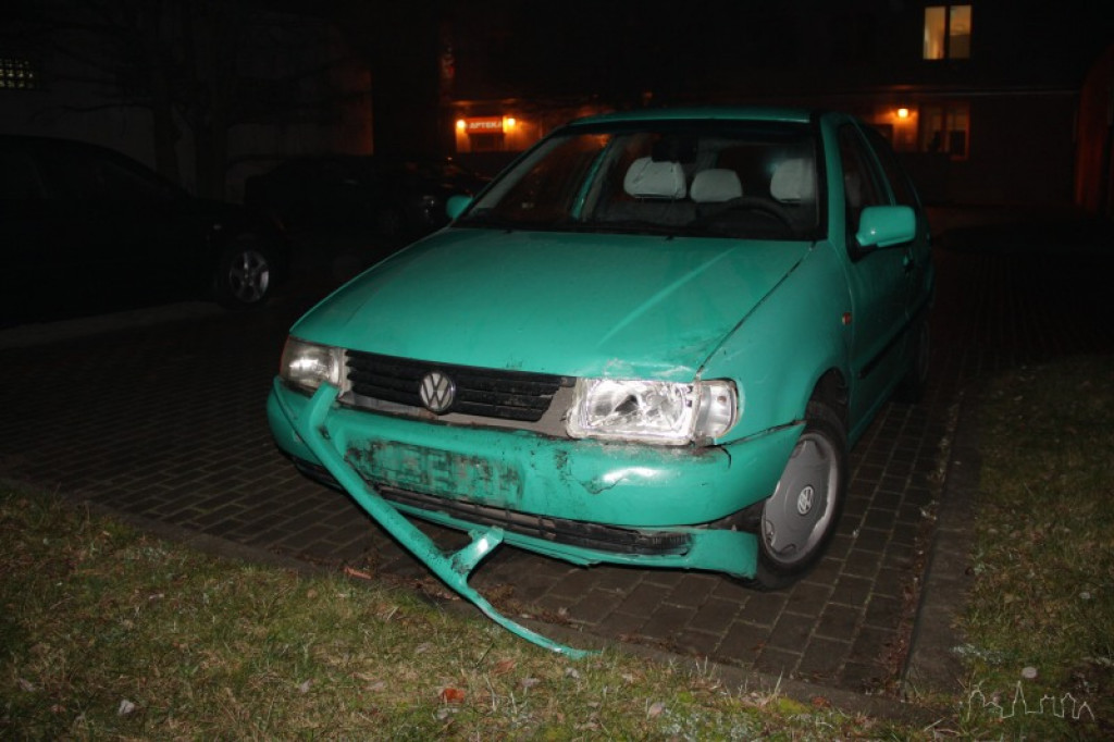 Kolizja z radiowozem Straży Miejskiej