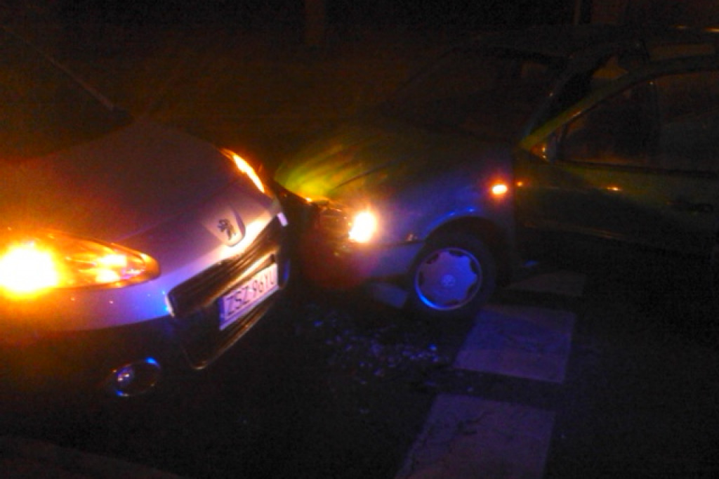 Kolizja z radiowozem Straży Miejskiej