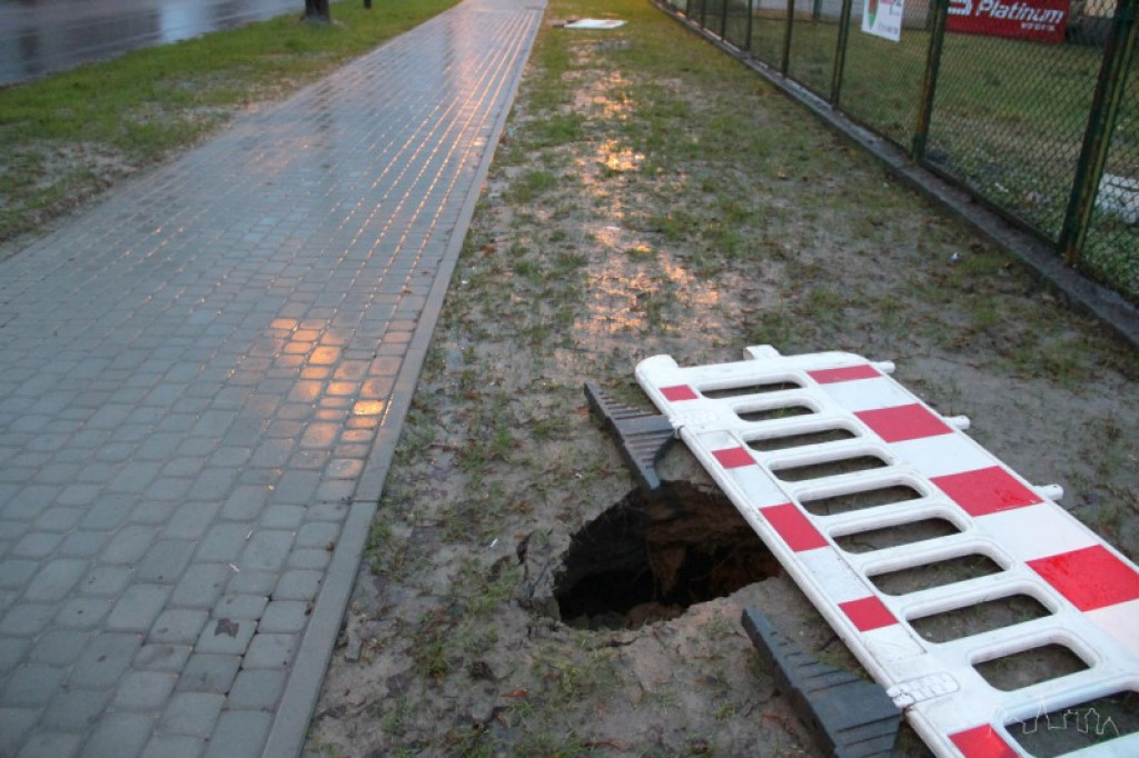 Intensywny deszcz daje się we znaki