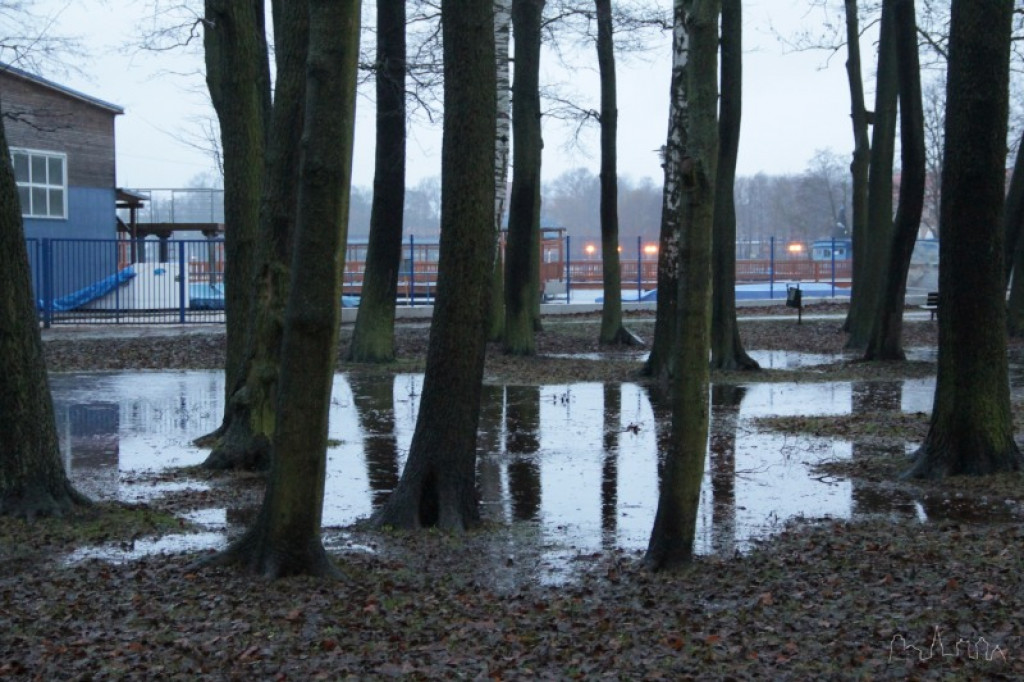 Intensywny deszcz daje się we znaki