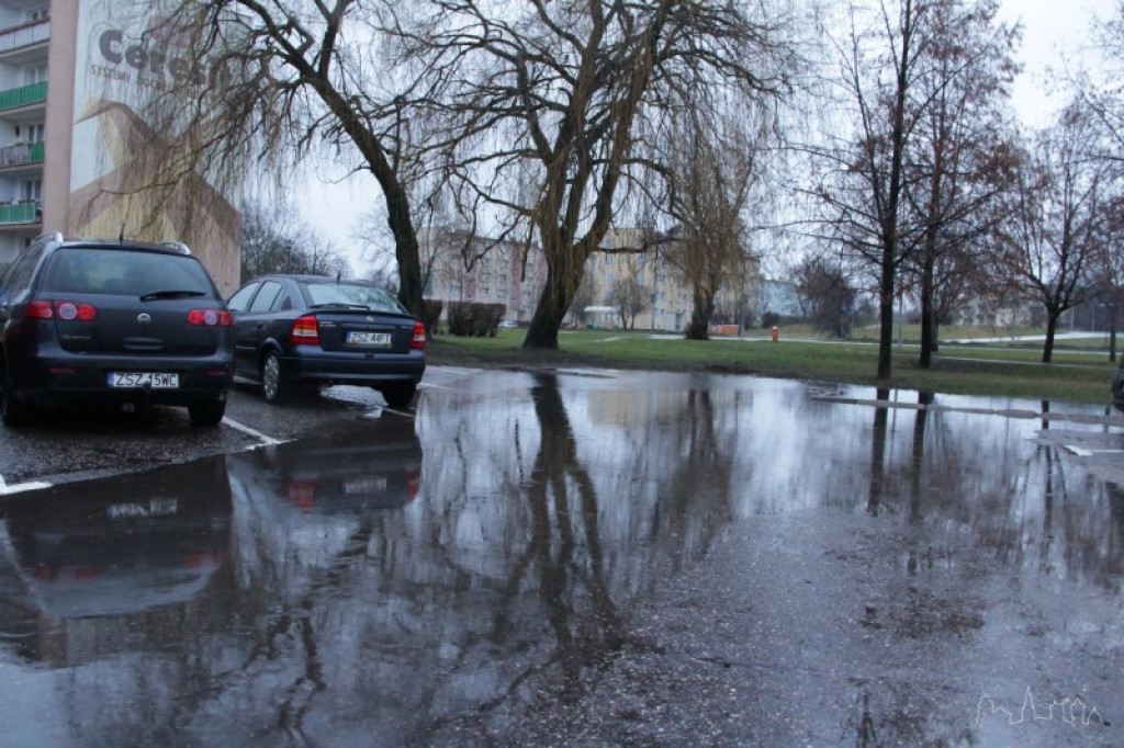 Intensywny deszcz daje się we znaki