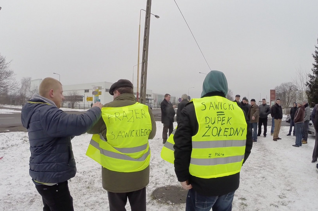 Protest szczecineckich rolników