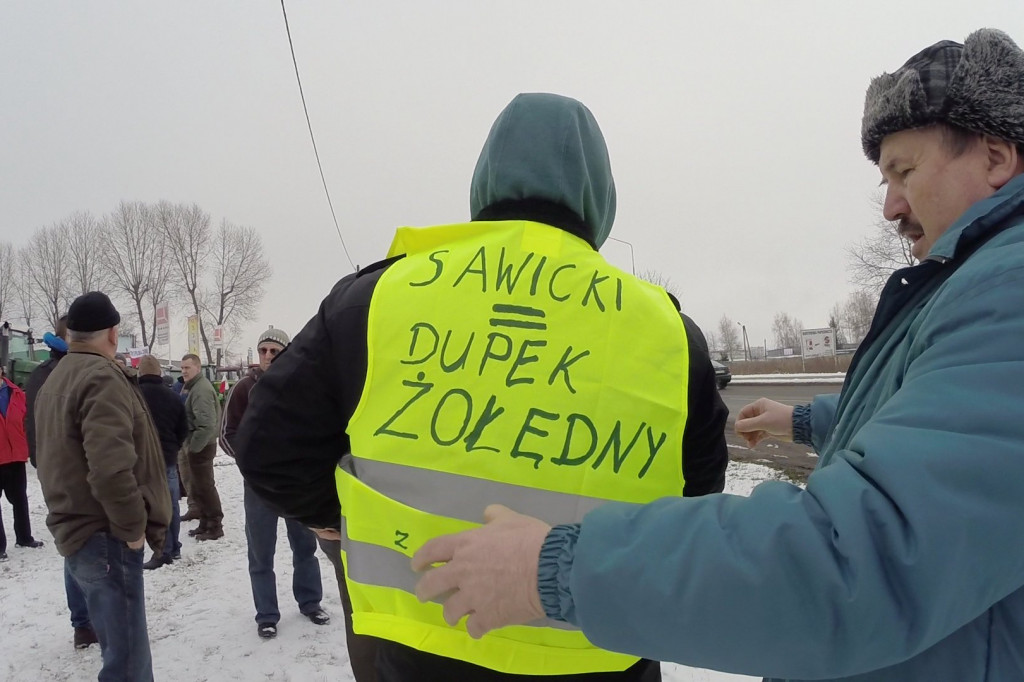 Protest szczecineckich rolników