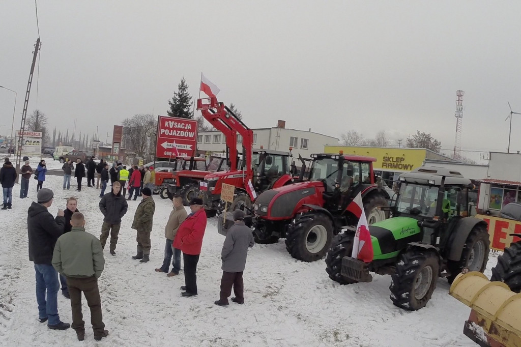 Protest szczecineckich rolników