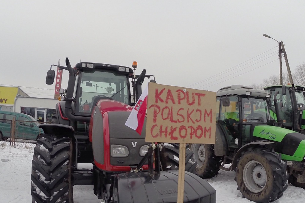 Protest szczecineckich rolników
