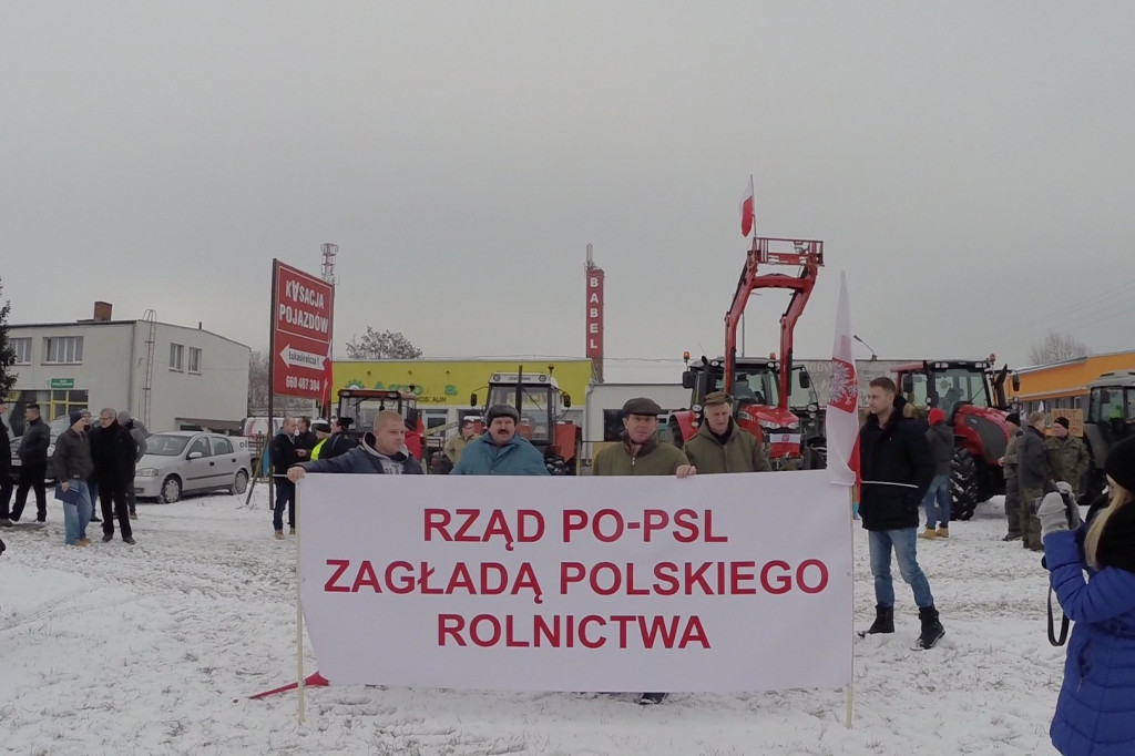 Protest szczecineckich rolników