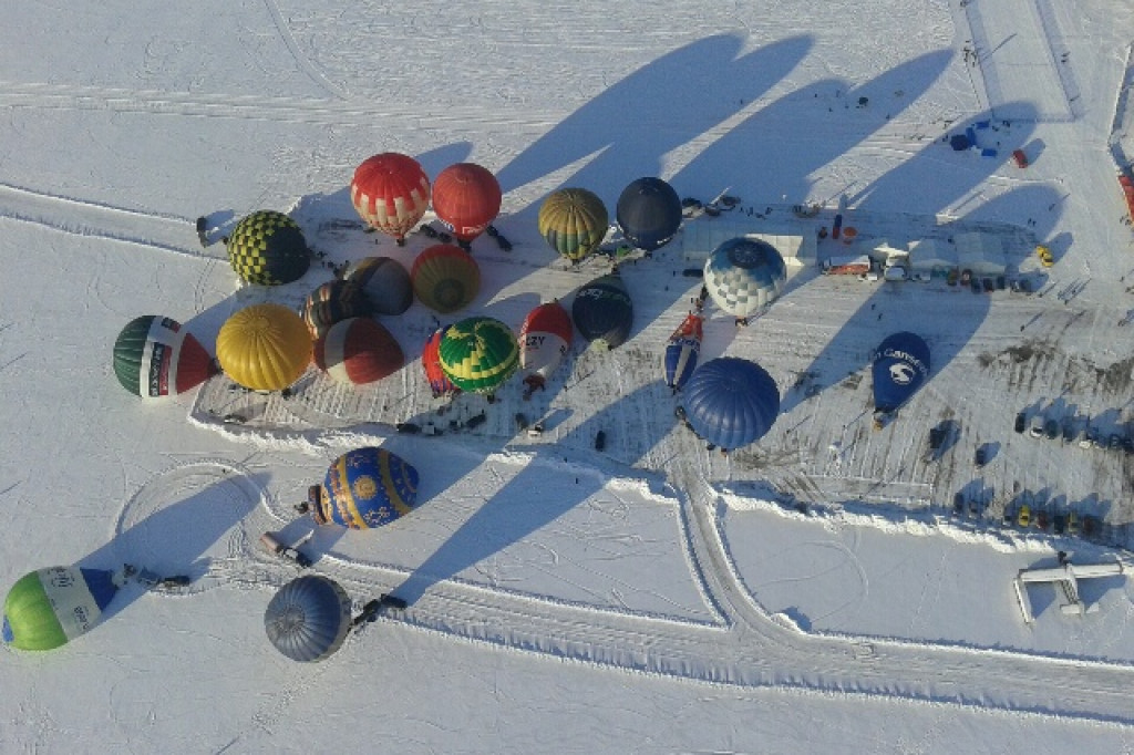 Klub Balonowy ZEFIR. Nowotarskie Zimowe Zawody Balonowe - Nowy Targ