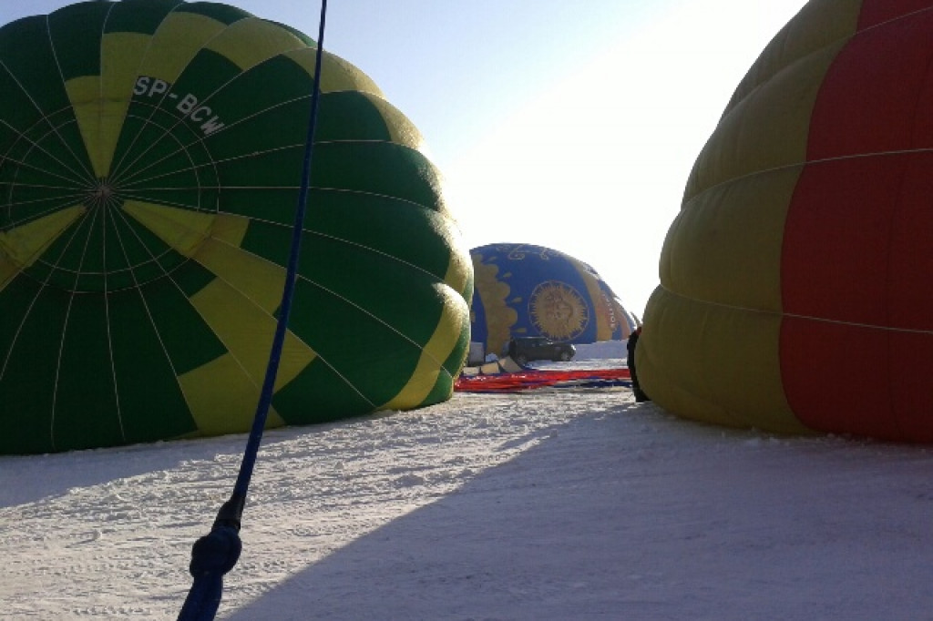 Klub Balonowy ZEFIR. Nowotarskie Zimowe Zawody Balonowe - Nowy Targ