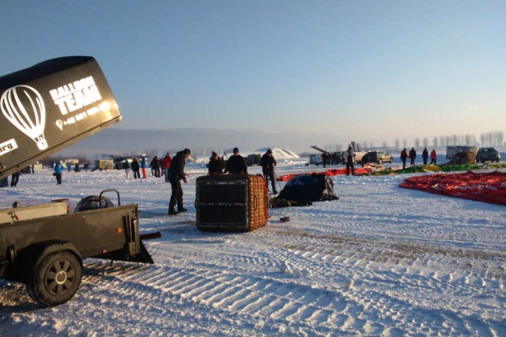 Klub Balonowy ZEFIR. Nowotarskie Zimowe Zawody Balonowe - Nowy Targ