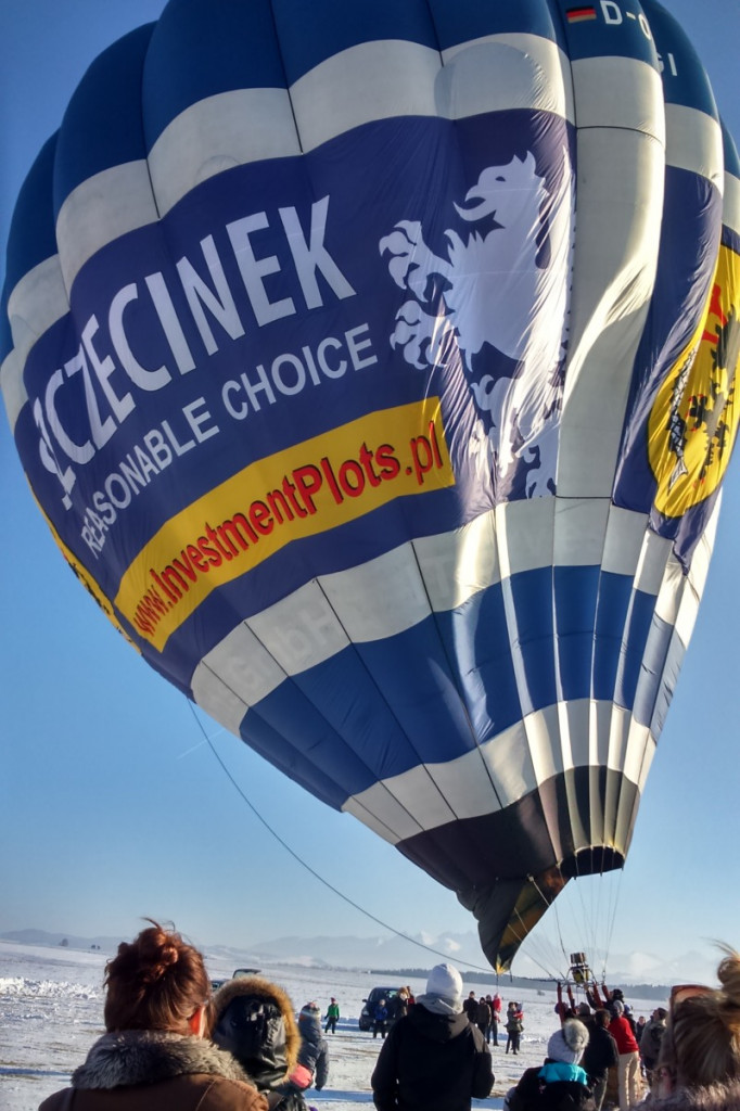 Klub Balonowy ZEFIR. Nowotarskie Zimowe Zawody Balonowe - Nowy Targ