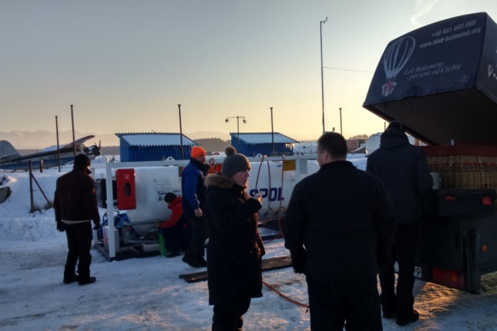 Klub Balonowy ZEFIR. Nowotarskie Zimowe Zawody Balonowe - Nowy Targ