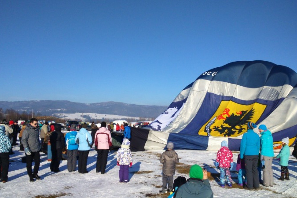 Klub Balonowy ZEFIR. Nowotarskie Zimowe Zawody Balonowe - Nowy Targ