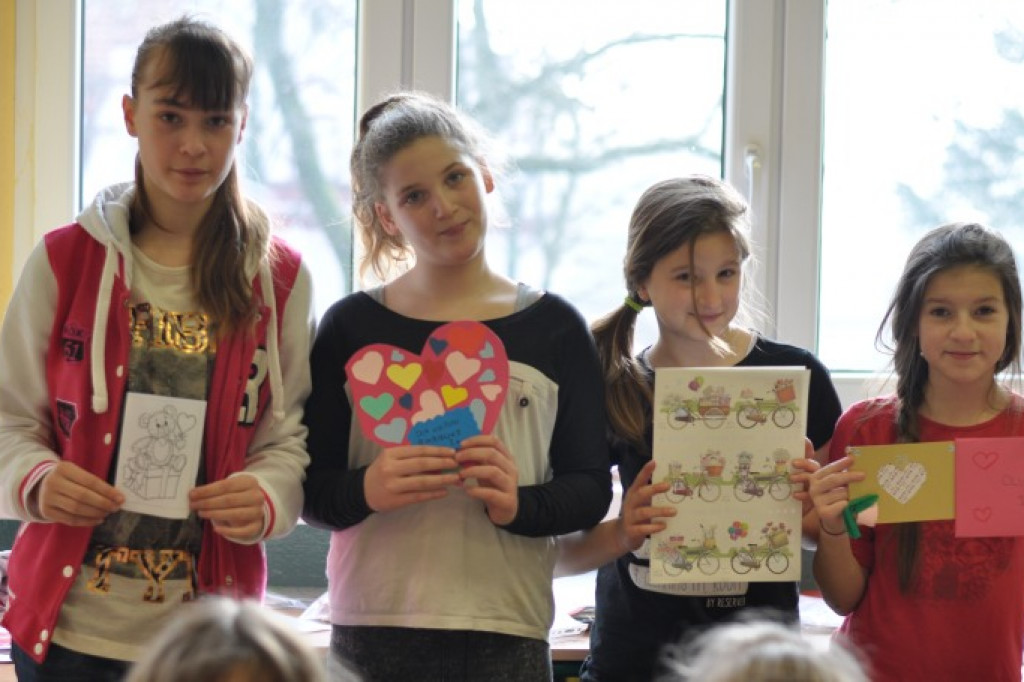 Walentynki w SP 4 | fot. Lena Kulesha