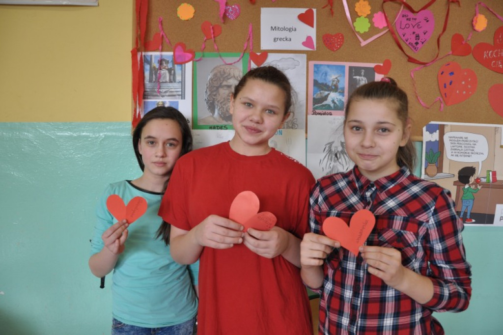 Walentynki w SP 4 | fot. Lena Kulesha