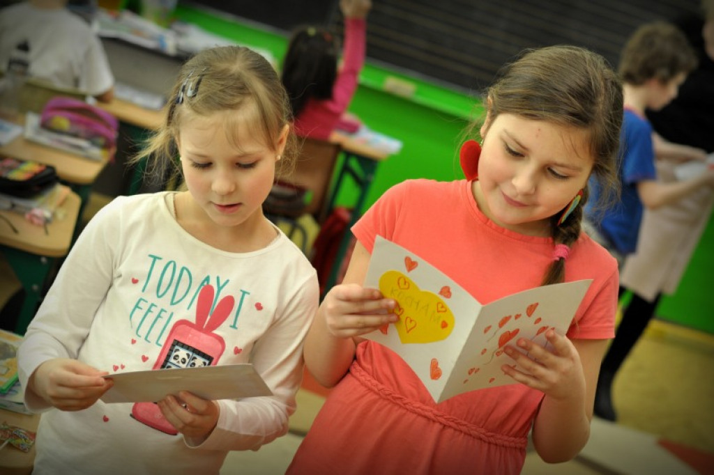 Walentynki w SP 4 | fot. Lena Kulesha