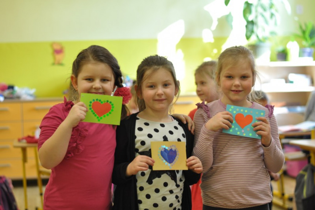 Walentynki w SP 4 | fot. Lena Kulesha