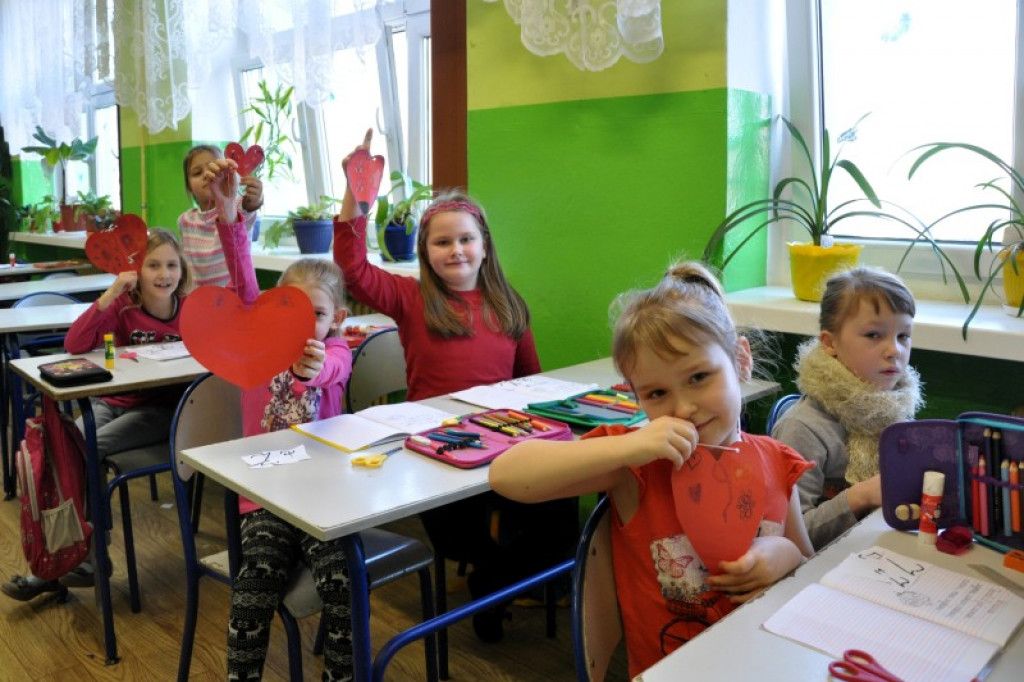 Walentynki w SP 4 | fot. Lena Kulesha