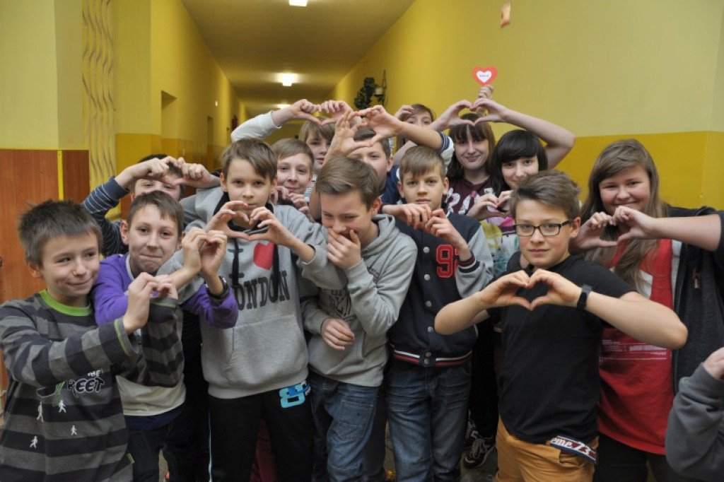 Walentynki w SP 4 | fot. Lena Kulesha