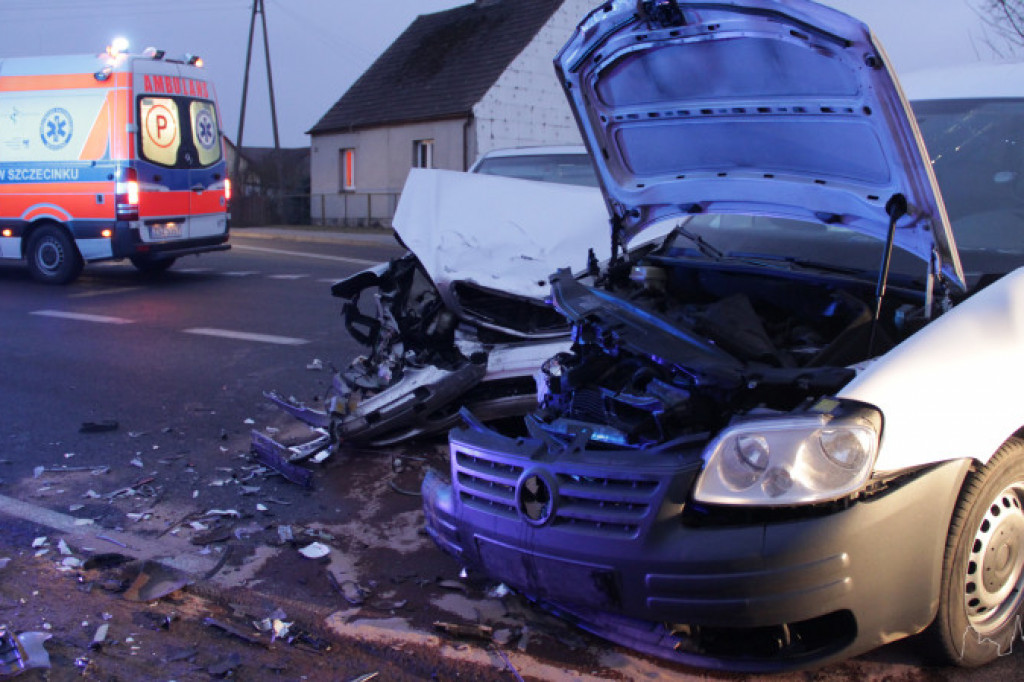 Kolizja w Gwdzie Małej