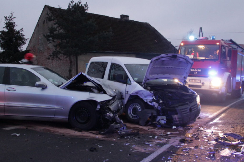 Kolizja w Gwdzie Małej