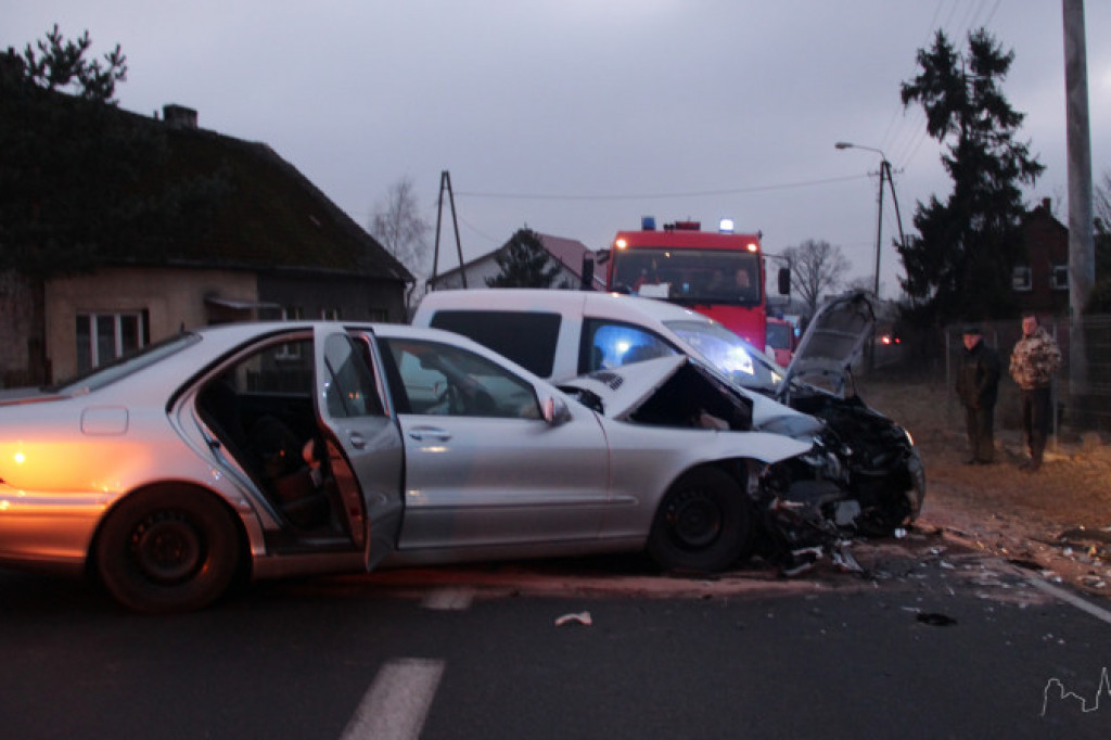 Kolizja w Gwdzie Małej