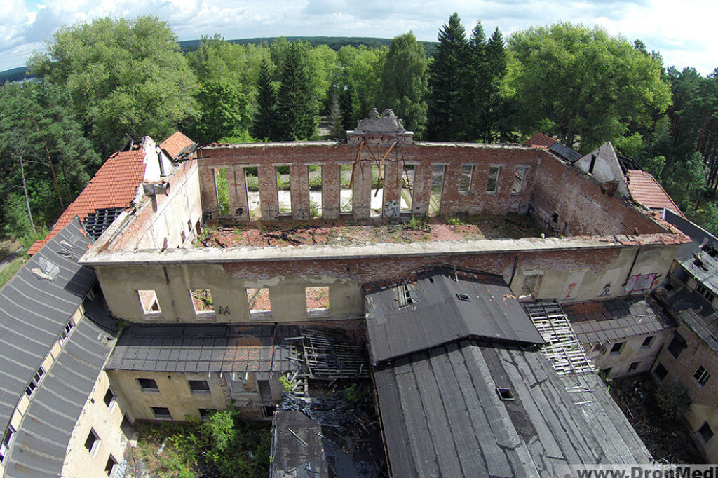 Dom Oficera z lotu ptaka | rok 2014