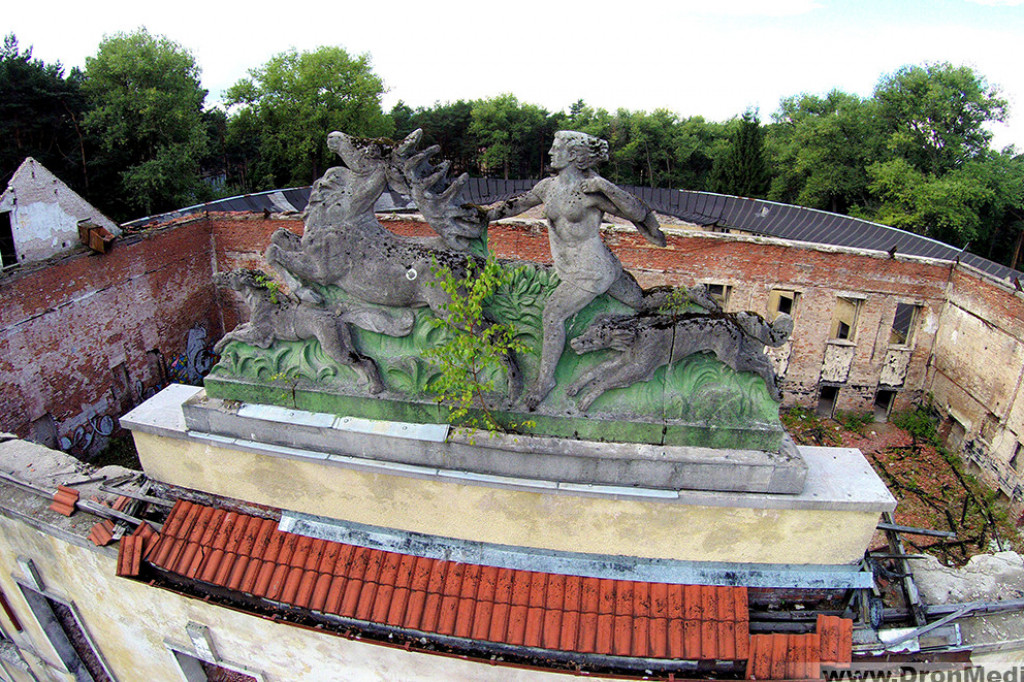 Dom Oficera z lotu ptaka | rok 2014