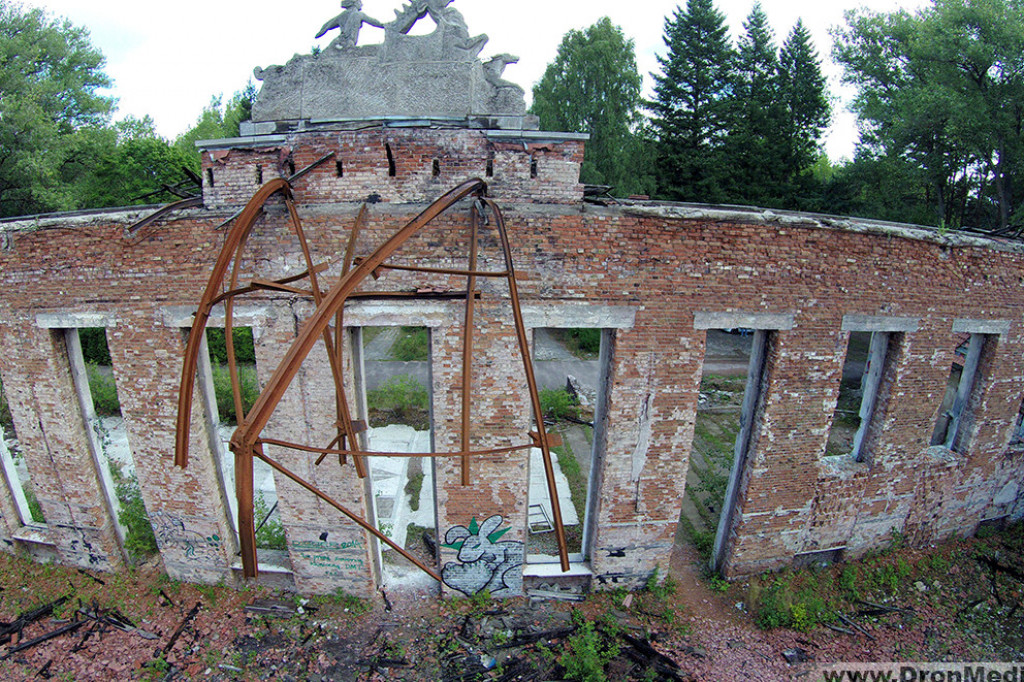 Dom Oficera z lotu ptaka | rok 2014