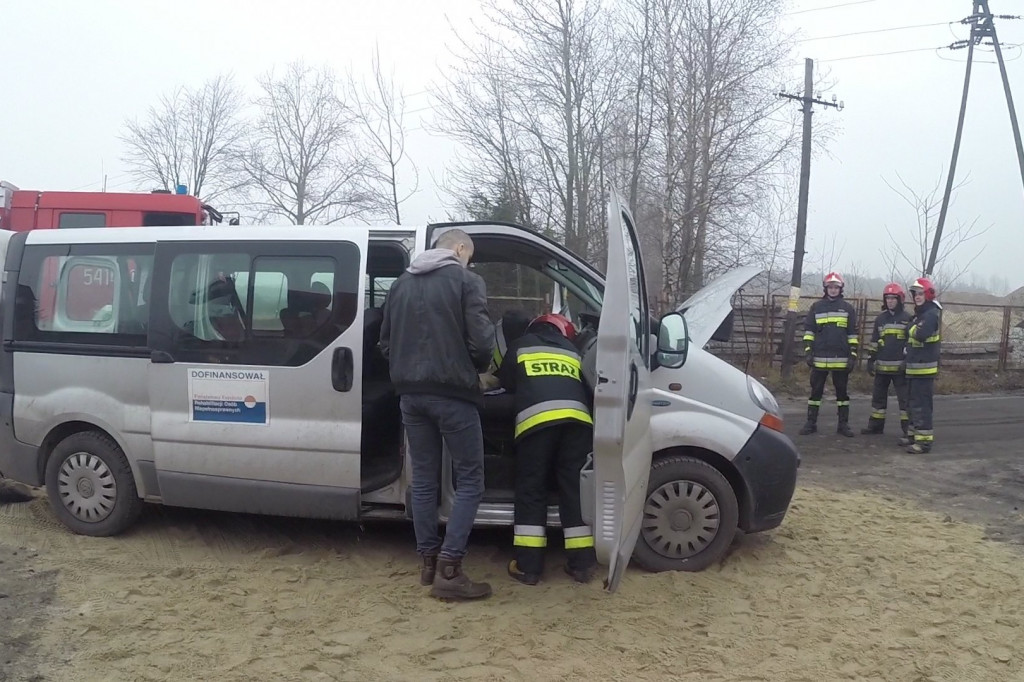 Chwile grozy w drodze do szkoły