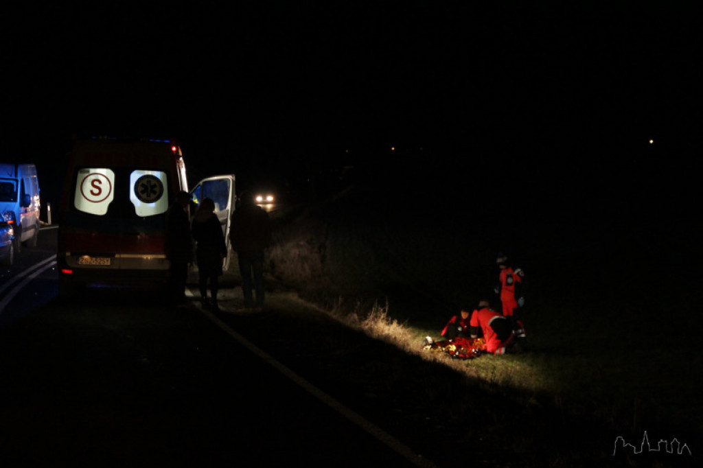 Śmiertelne potrącenie na drodze krajowej nr 20 (Jelenino - Sitno)
