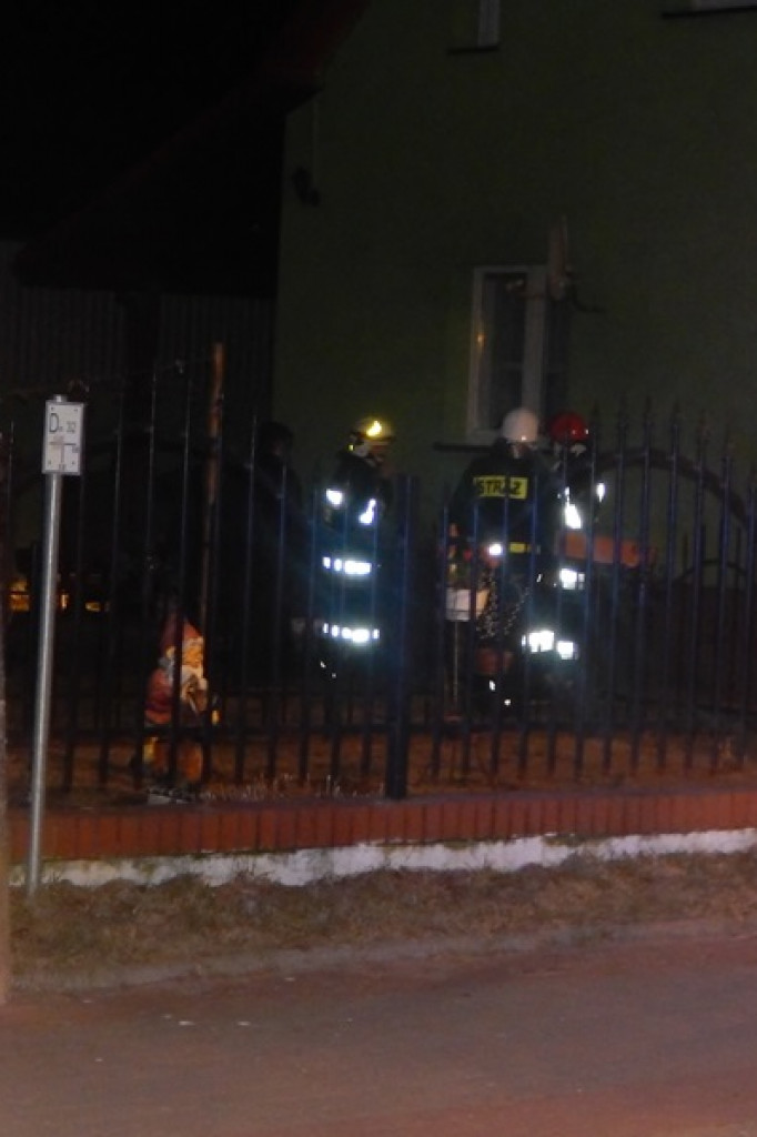 Pożar piwnicy w Grabowie