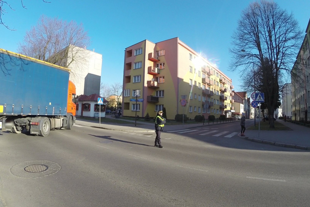 Kolizja w centrum Szczecinka