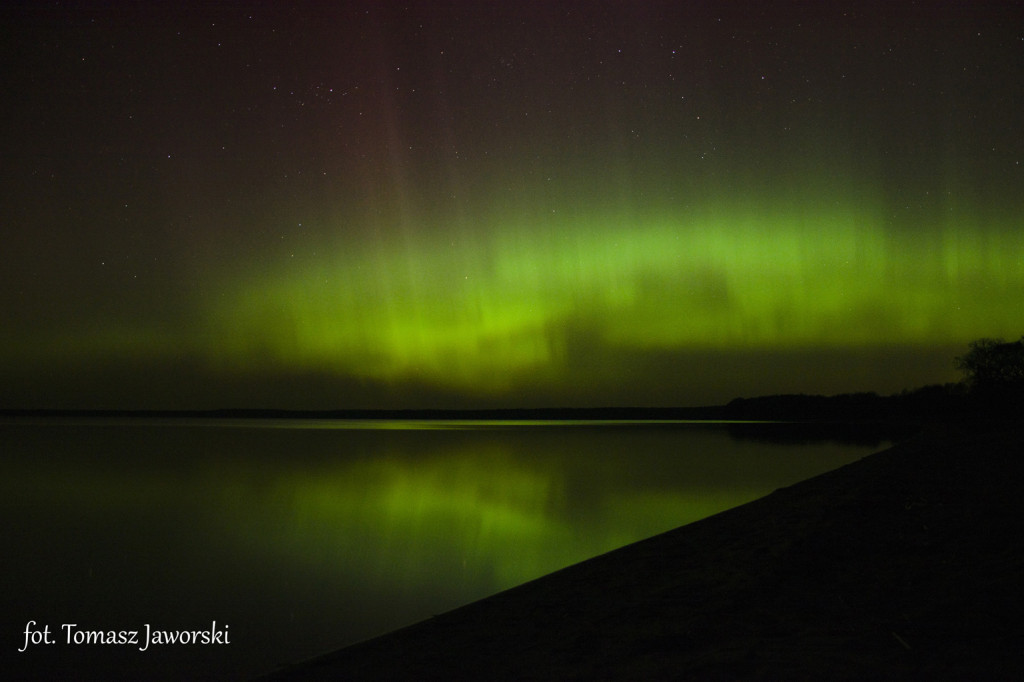 Zorza polarna nad Wielimiem | fot. Tomasz Jaworski