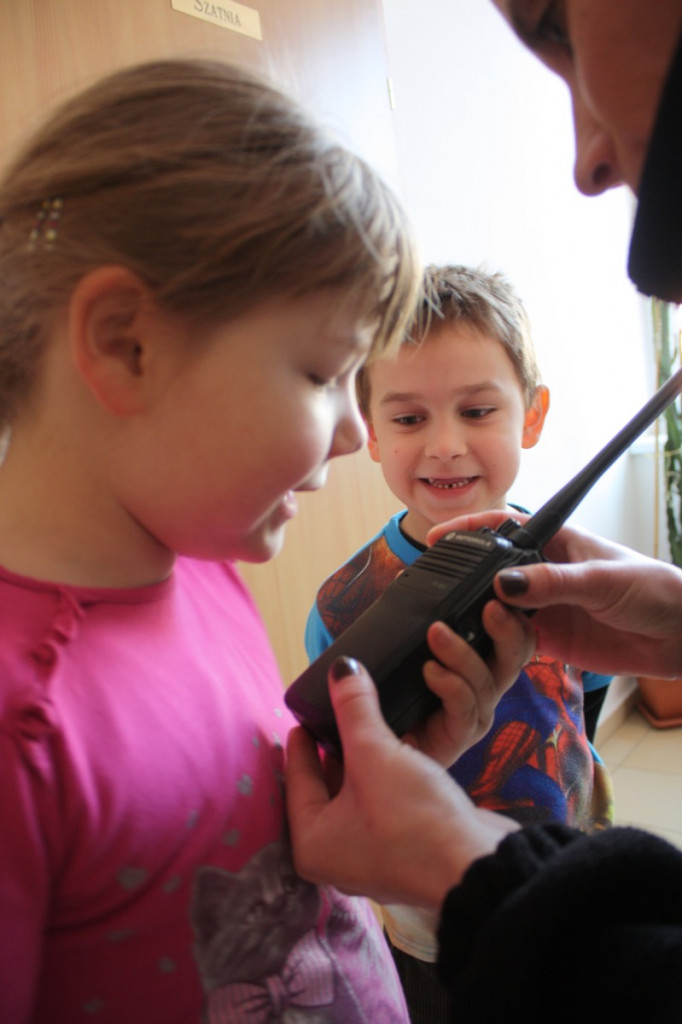 Przedszkolaki z wizytą u strażników miejskich